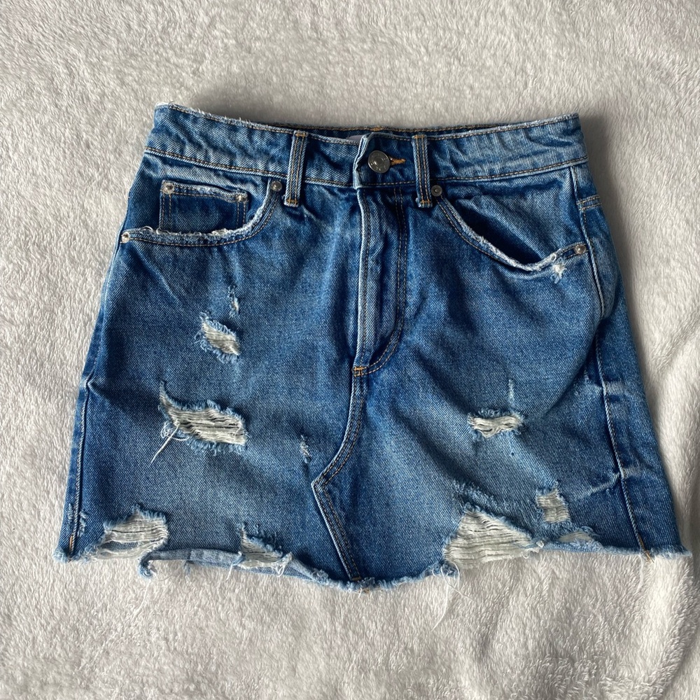 Zara Jean Mini Skirt
